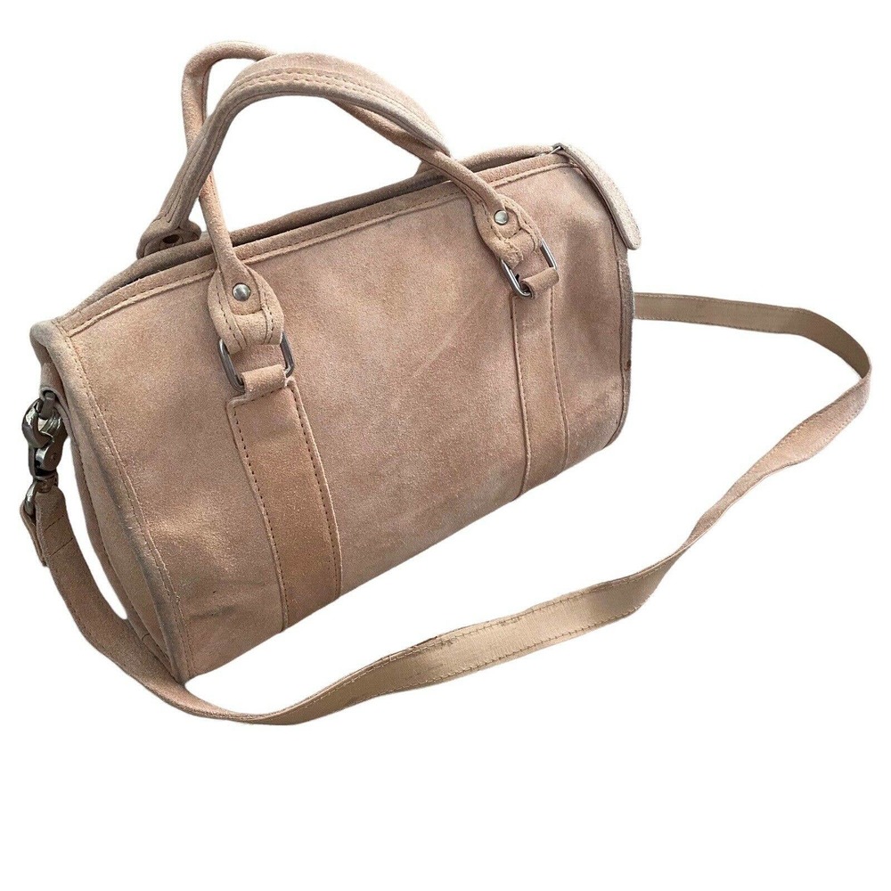 Urban Outfitters Beige Suede Satchel Shoulder Bag